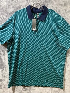 Adidas Beyond The Course Textured Golf Polo Shirt JY1942 Men’s Size XL NEW TAGS